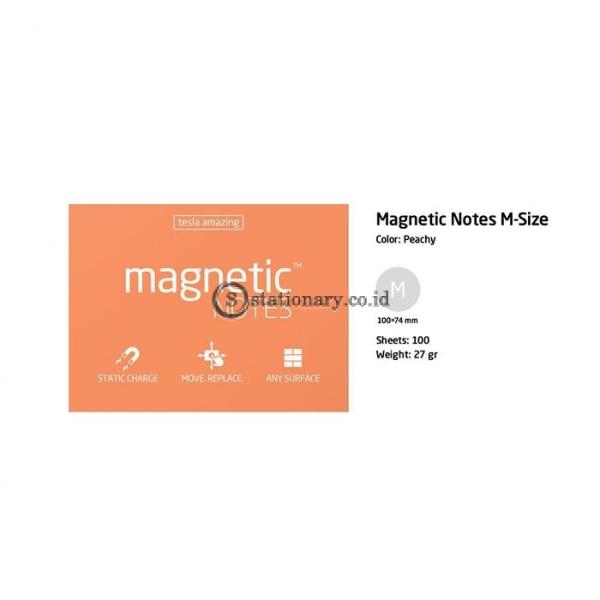 Tesla Amazing Magnetic Notes Medium (100x70mm) Peachy