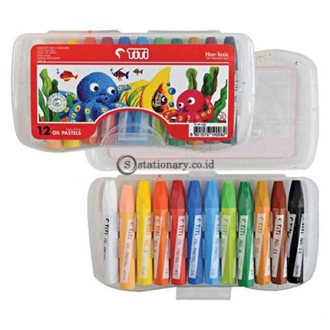 Titi Crayon Oil Pastel 12 Warna Ti-P-12S Office Stationery