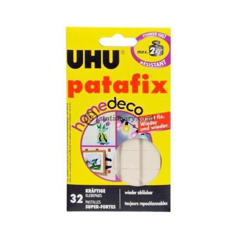 Uhu Patafix Homedeco Tack It Removable Adhesive 32 Glue Pads Office Stationery
