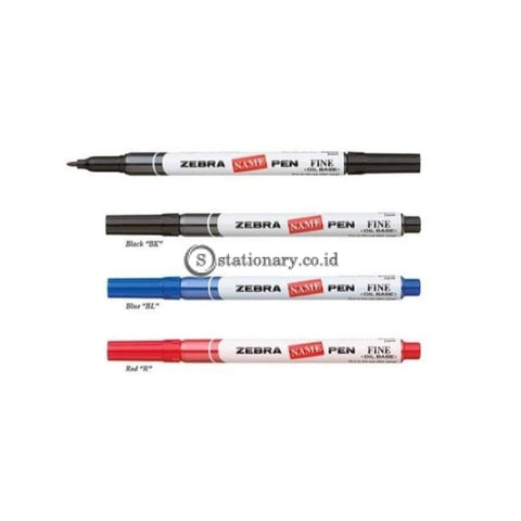 Zebra Name Pen Permanent Marker (Oil Base) Fine Tip 1.2-1.5mm
